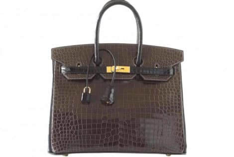 Rare Croc Birkin Bag Sold for Almost $100,000