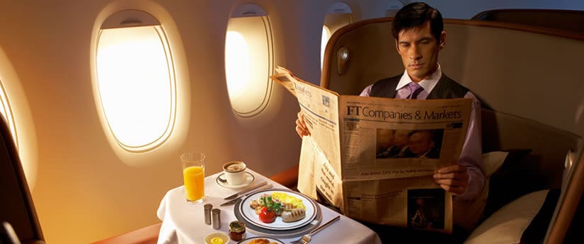 Suites and First Class cuisine