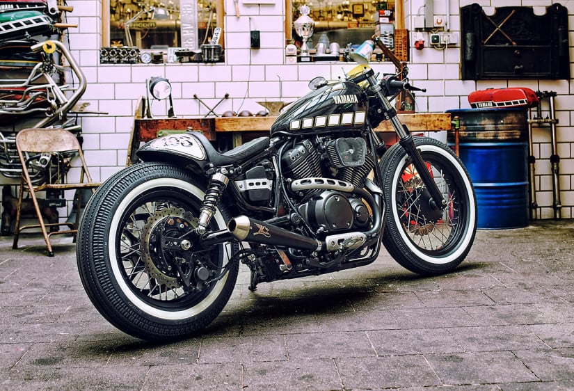 The Face - XV950 motorcycle from Yamaha