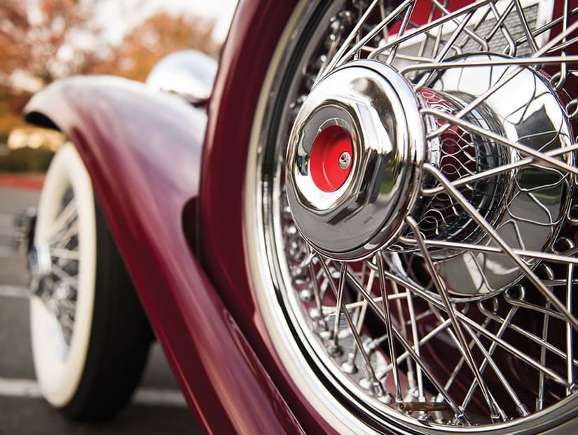 1929 Duesenberg Model J, Rim