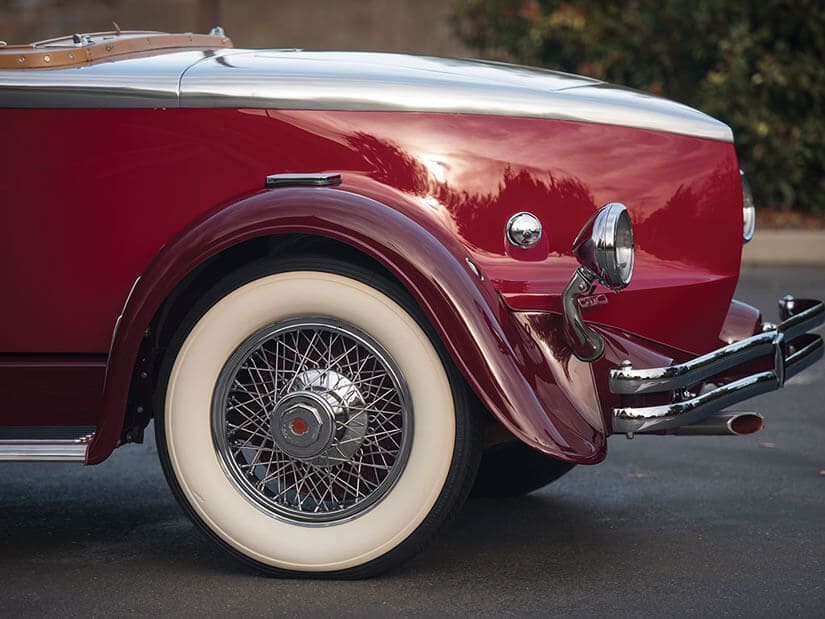 Duesenberg Model J, Tyre