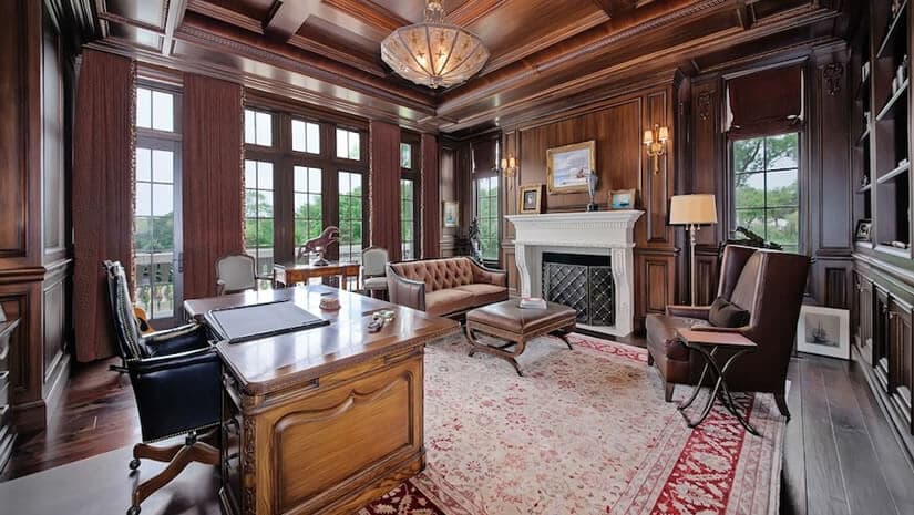 French Provincial Mansion, Office