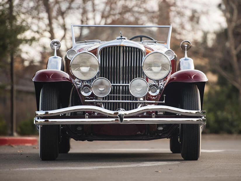Front View, Duesenberg Model J