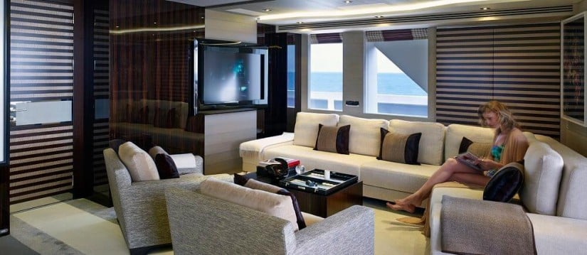 Galactica Star Yacht, Upper Deck Saloon