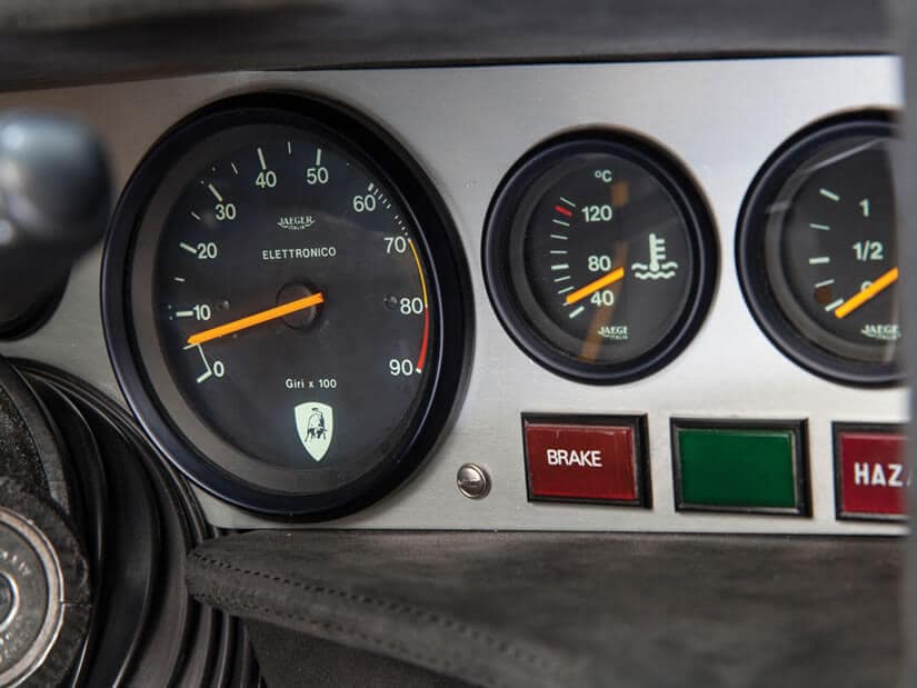 Lamborghini Countach LP400, Rev Counter
