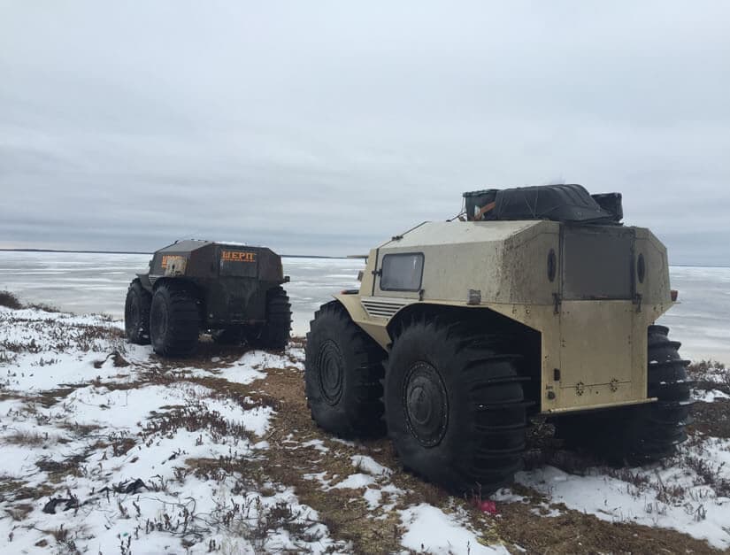 Russian Amphibian ATV Sherp Back View