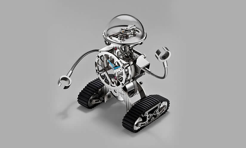 Sherman Robot Desk Clock