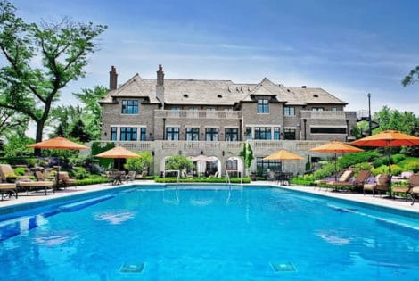 Swimming Pool, French Provincial Mansion