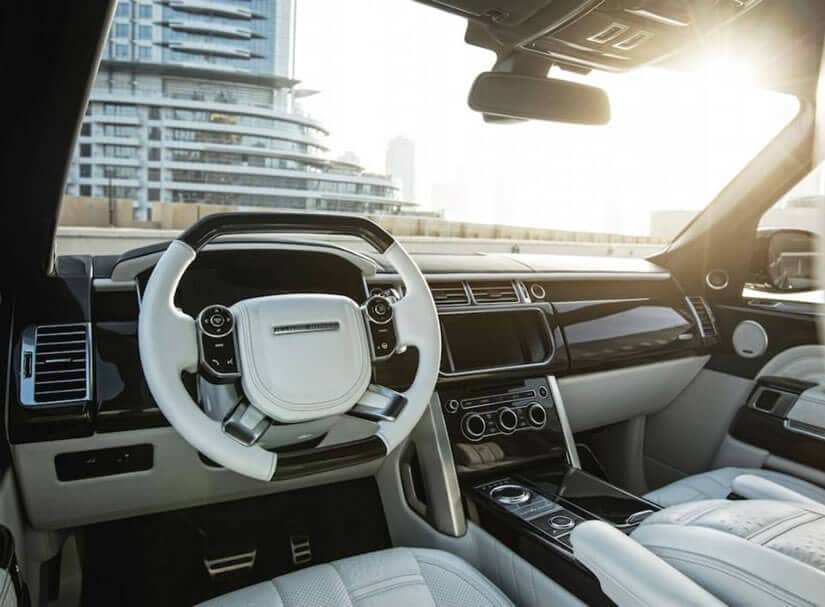 White Interior, Range Rover by ARES Performance
