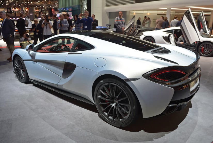 2017 McLaren 570GT, Side View