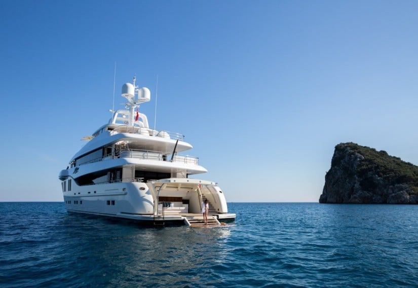 Beach Deck, Ruya Yacht by Alia Yachts