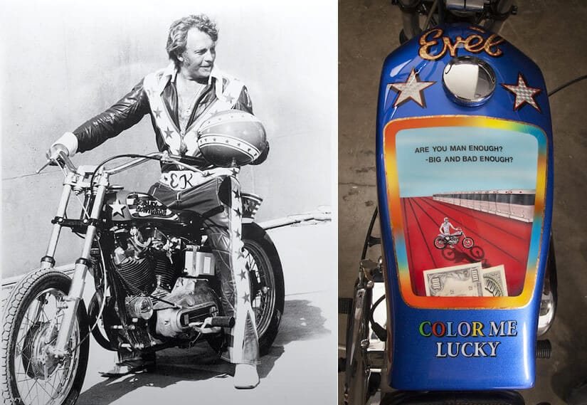 Fuel Tank, Evil Knievel 1976 Harley-Davidson XL1000