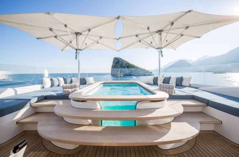 Jacuzzi, Ruya Yacht by Alia Yachts