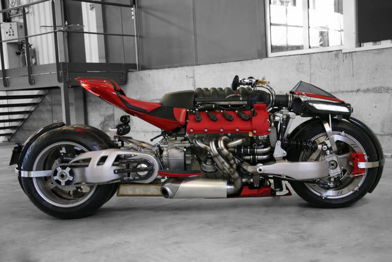vanquish v8 motorcycle