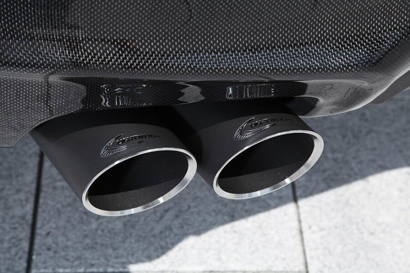 Lightweight Performance BMW X4, Exhaust Pipe