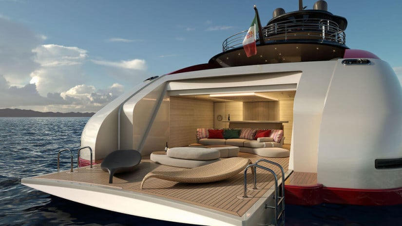 M60 SeaFalcon Superyacht Deck