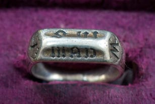 Silver Ring of Saint Joan of Arc Sold