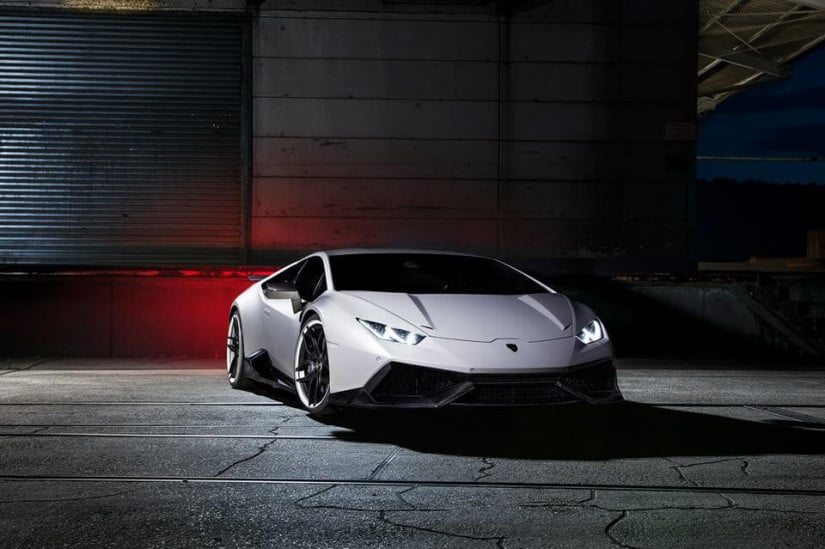 White Novitec Torado Lamborghini Huracan