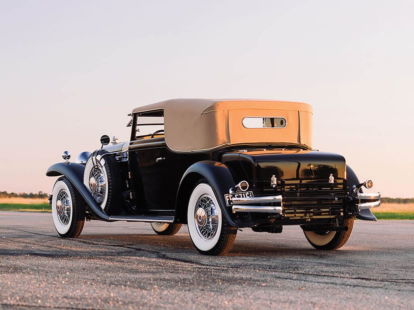 1931 Stutz DV-32 Convertible Victoria by Rollston, Back View