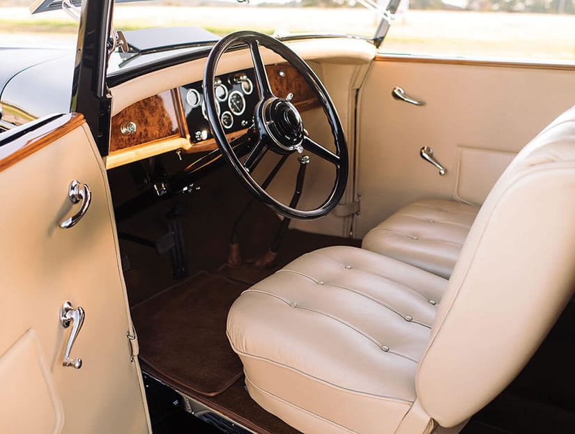 1931 Stutz DV-32 Convertible Victoria by Rollston, Interior