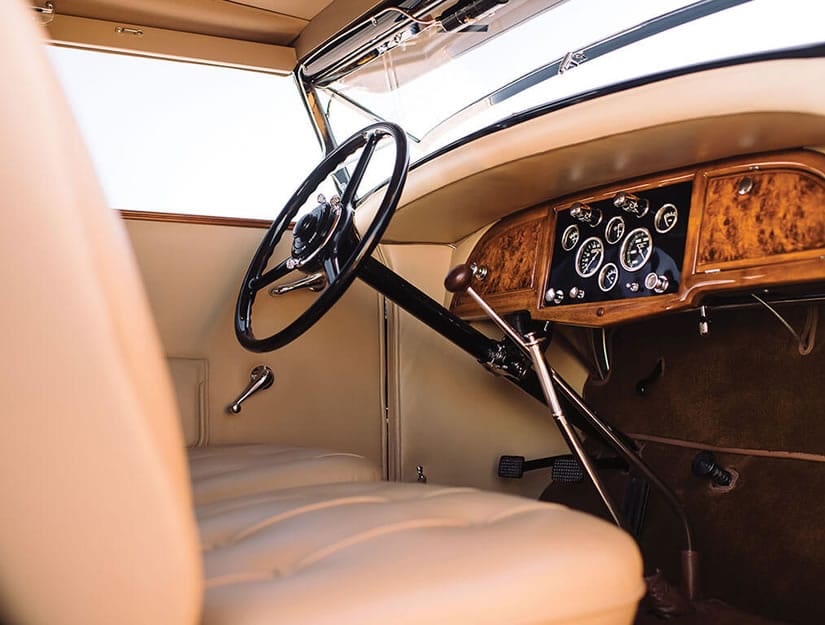 1931 Stutz DV-32 Convertible Victoria by Rollston, Steering Wheel