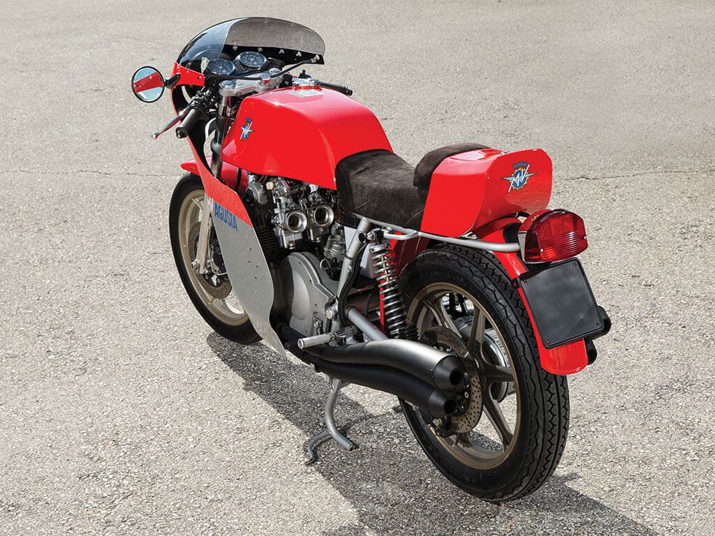 1977 MV Agusta 750 S America, Back