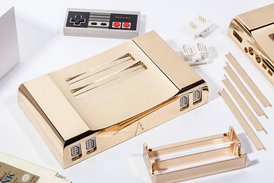 24K Gold Nintendo Entertainment System