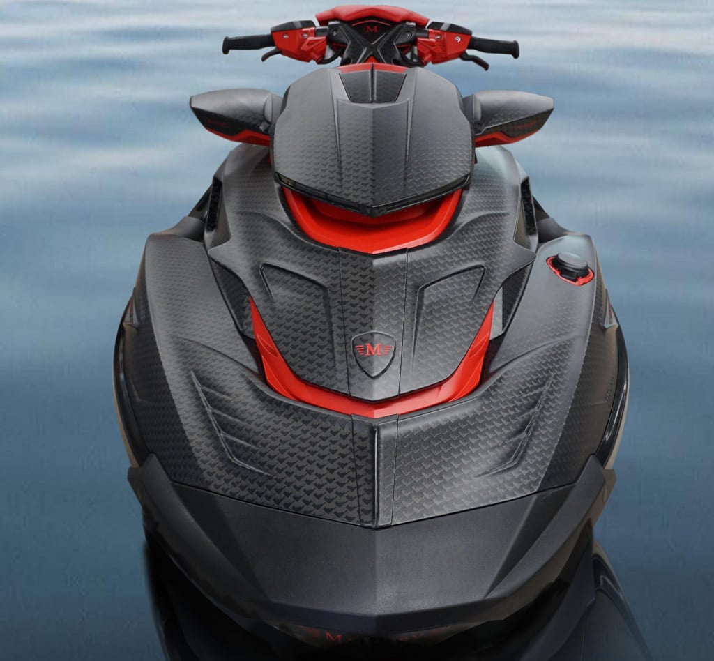 550-Horsepower Black Marlin Luxury Jet Ski by Mansory