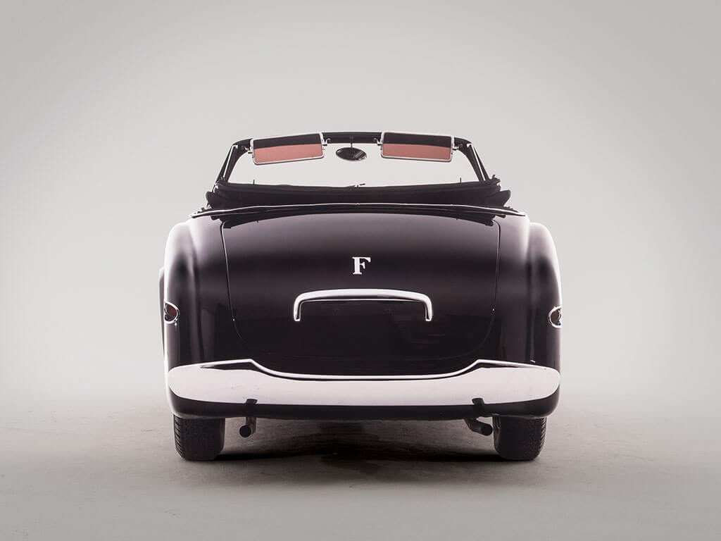 Back View, 1952 Ferrari 212 Inter Cabriolet by Vignale