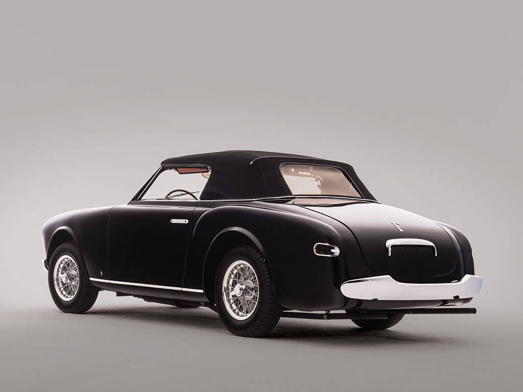 Back View, Rare 1952 Ferrari 212 Inter Cabriolet by Vignale