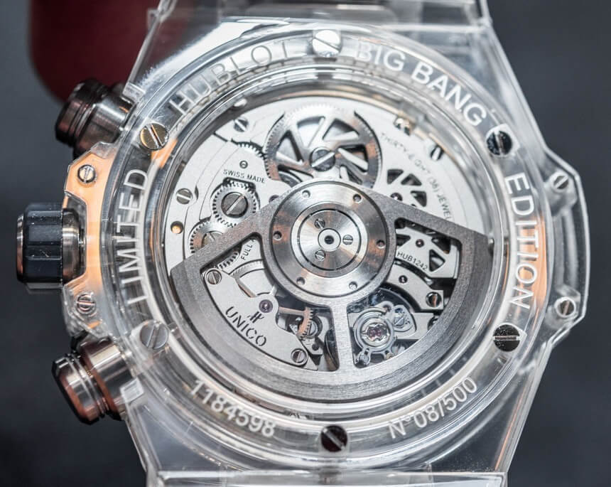 Big Bang Unico Sapphire by Hublot, Back