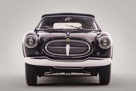 Front View, Rare 1952 Ferrari 212 Inter Cabriolet by Vignale