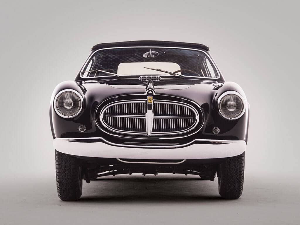 Front View, Rare 1952 Ferrari 212 Inter Cabriolet by Vignale