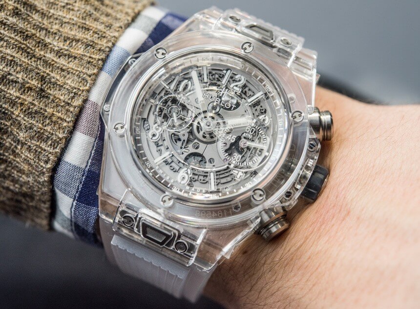 Generously Transparent Big Bang Unico Sapphire by Hublot