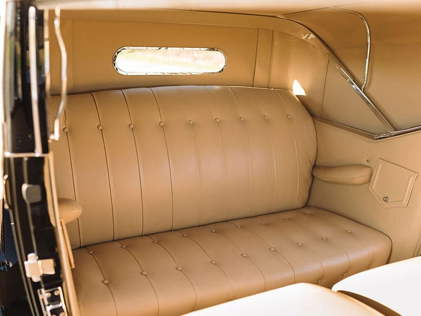 Interior, 1931 Stutz DV-32 Convertible Victoria by Rollston