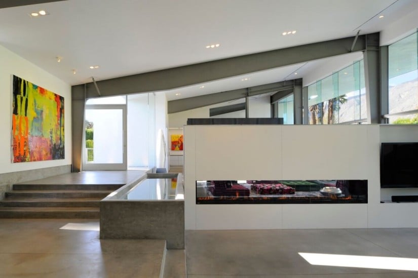 Living Room,Desert Canopy House by Sander Architects