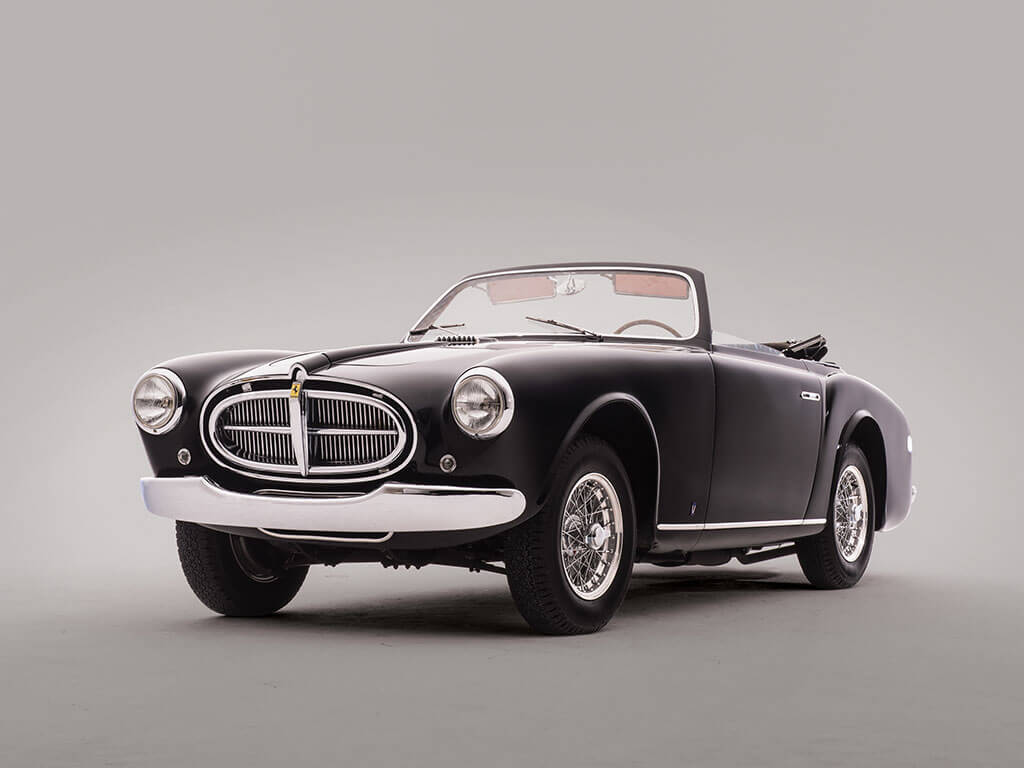 Rare 1952 Ferrari 212 Inter Cabriolet by Vignale, Front View