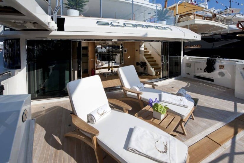 Scorpion Stunning Superyacht by Sanlorenzo, Deck