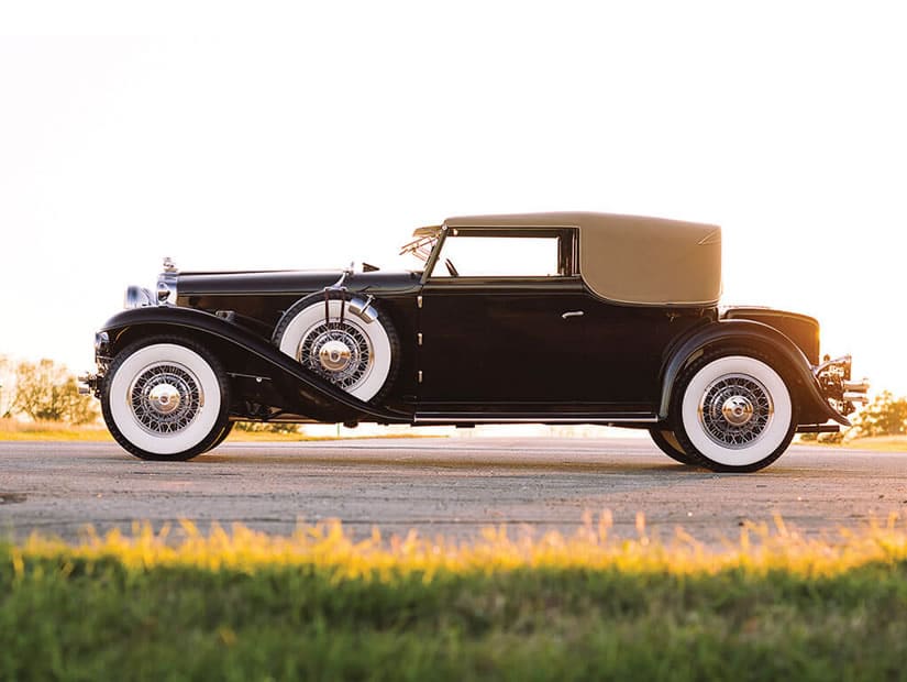 Side View, 1931 Stutz DV-32 Convertible Victoria by Rollston