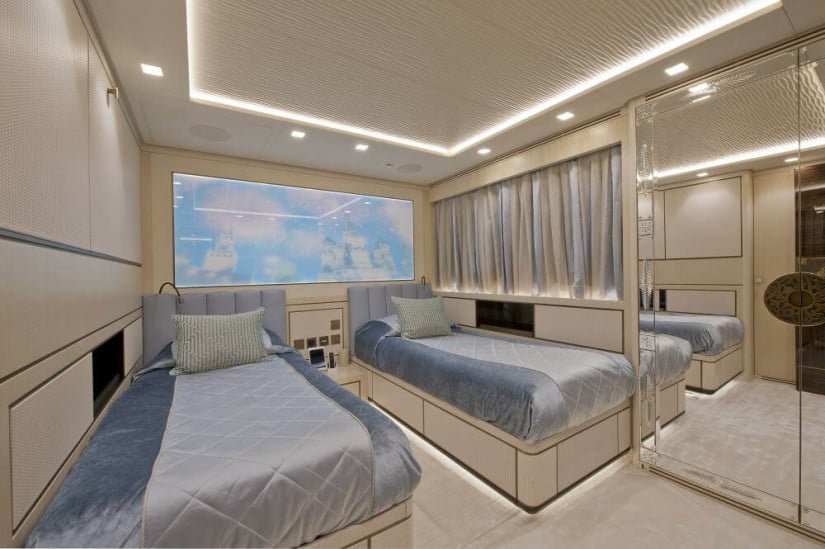 Staterooms, Scorpion Superyacht by Sanlorenzo