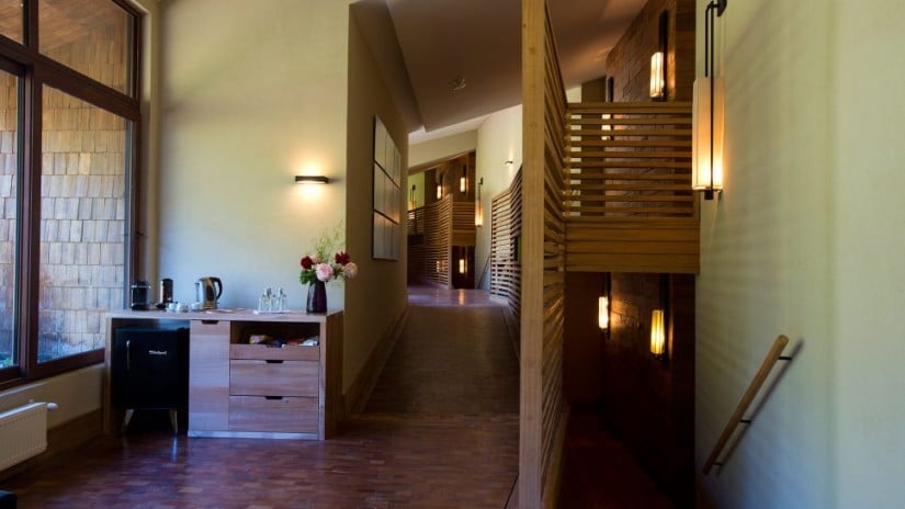 Uman Lodge in Patagonia, Hall