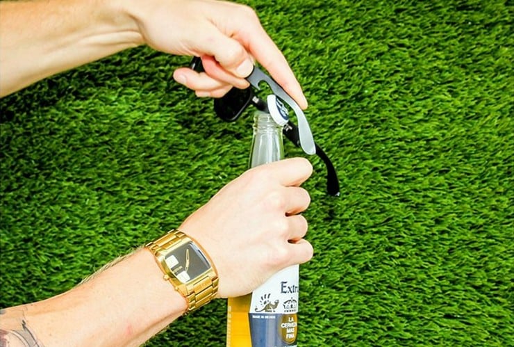 WILLIAM PAINTER ‘THE HOOK’ POLARIZED TITANIUM SUNGLASSES