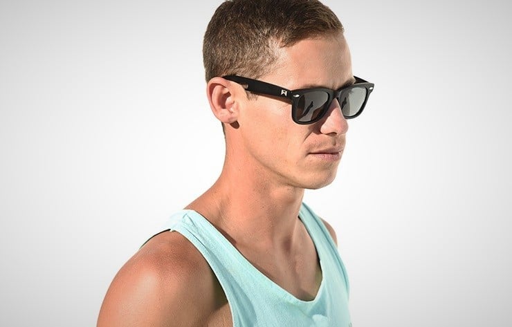 William Painter ‘The Hook’ Polarized Titanium Sunglasses 1