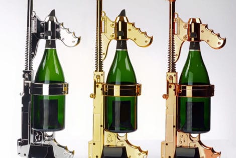 World’s First Champagne Gun