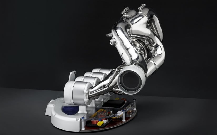 iXOOST Exhaust Speaker Dock, Side View