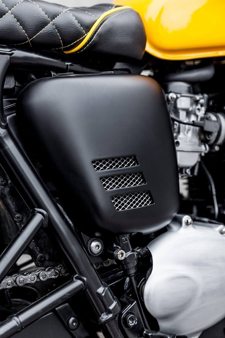 ‘The Wasp’ Triumph Bonneville by Macco Motors 13