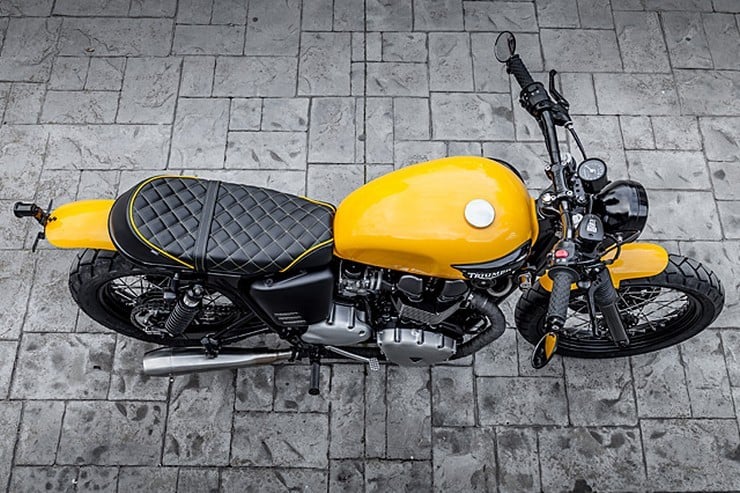 ‘The Wasp’ Triumph Bonneville by Macco Motors 6