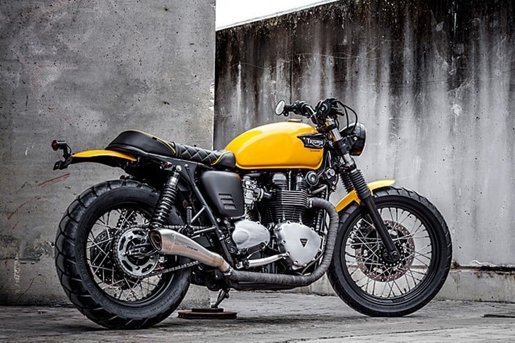 ‘The Wasp’ Triumph Bonneville by Macco Motors 9