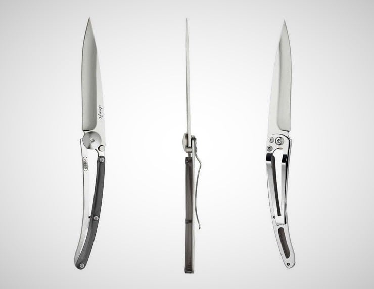 Deejo Black Pocket Knife 1