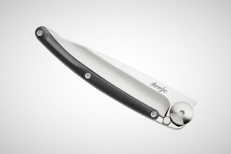 Deejo Black Pocket Knife 2